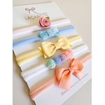 Kit de Laços Candy - 5 Unidades Cores da Foto (Faixinha)