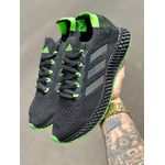 Tênis Adidas 4d Fwd Preto Verde com Detalhe Refletivo 