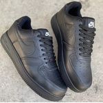 Tênis Unissex Nike Air Force 1 Couro Preto