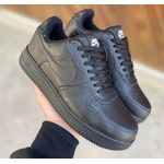 Tênis Unissex Nike Air Force 1 Couro Preto