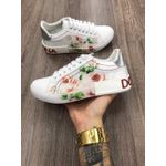Tenis Dg Porto G3 Branco Florido Unissex