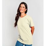 Camiseta Unissex Básica Lisa 100% Em Algodão Off White