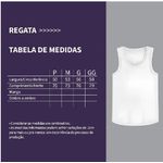 Regata Lisa Cavada Masculina em Algodão - Preta