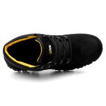 Bota Cano Baixo Catpriime De Segurança Trabalho Epi - Preto com Amarelo