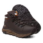 Coturno Catpriime Air Soft Camuflado Impermeável Resistente Biqueira Café com Laranja