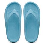 Chinelo De Dedo Nuvem Flatform Anatômico Plataforma Azul Claro 