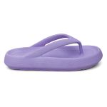Chinelo De Dedo Nuvem Flatform Anatômico Plataforma Lilas