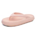 Chinelo De Dedo Nuvem Flatform Anatômico Plataforma Rosa BB