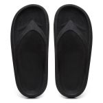 Chinelo De Dedo Nuvem Flatform Anatômico Plataforma Preto