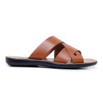 Chinelo Sandália Masculina em Couro Bali Caramelo - Conforto e Estilo Casual 