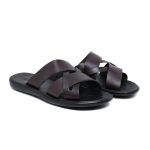 Chinelo Sandália Masculina em Couro Bali Café - Conforto e Estilo Casual 