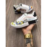 Tenis Dg G3 Porto Branco Desenhos King Of Love 