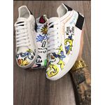 Tenis Dg G3 Porto Branco Desenhos King Of Love 