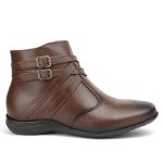 Bota Feminina em Couro Confort Lívia Pinhão - Conforto Premium e Estilo