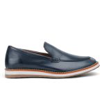 Sapato Masculino em Couro Viena Azul Marinho - Estilo Sofisticado