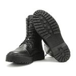 Coturno Feminino em Couro Cloe Long Street Preto – Design Urbano e Sofisticado