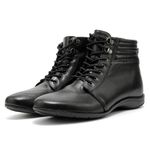 Bota Feminina em Couro Maria Preto - Design Moderno e Elegante