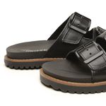 Papete Feminina em Couro Lya Preto - Design Moderno e Versátil