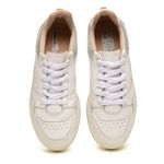 Tênis Feminino em Couro Luna Branco - Casual e Atemporal
