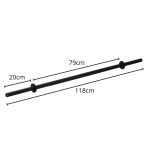 Barra Pump 1,20m Oca Com Presilha Espiral Unidade