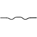 Barra w Musculação Oca Preto 120cm