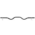 Barra w Musculação Oca Preto 120cm
