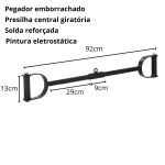 Puxador Neutra Academia Barra Pulley Pegada Romano Reto Cross