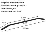 Puxador Costas Pulley 1,20 m Profissional Academia