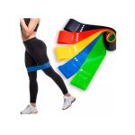 Faixas Elásticas Para Exercícios, Kit Com 5 Bandas De Resistência Para Tonificação Muscular, Treinamento Físico, Perda De Peso, Alongamento e Yoga
