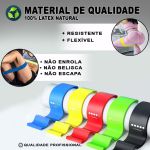 Faixas Elásticas Para Exercícios, Kit Com 5 Bandas De Resistência Para Tonificação Muscular, Treinamento Físico, Perda De Peso, Alongamento e Yoga