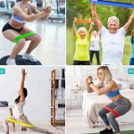 Faixas Elásticas Para Exercícios, Kit Com 5 Bandas De Resistência Para Tonificação Muscular, Treinamento Físico, Perda De Peso, Alongamento e Yoga