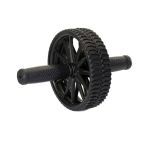 Roda Exercícios Abdominal Funcional Rolo Fitness Treino - Preto