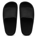 Chinelo Nuvem Slide Conforto Anatômico Leve Verão Unissex Preta