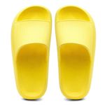 Chinelo Nuvem Slide Conforto Anatômico Leve Verão Unissex Amarelo