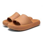 Chinelo Nuvem Slide Conforto Anatômico Leve Verão Unissex Marrom