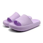 Chinelo Nuvem Slide Conforto Anatômico Leve Verão Unissex Lilás