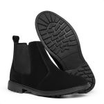 Botina Unissex Cano Curto Chelsea Preto