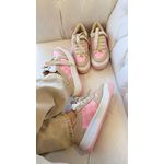 Tênis Feminino Gucci Screener em Plataforma Rosa