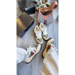 Tênis Feminino Gucci Screener em Plataforma Multicolor Verde