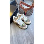 Tênis Feminino Gucci Screener em Plataforma Multicolor Verde