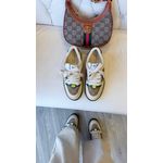 Tênis Feminino Gucci Screener em Plataforma Multicolor Verde