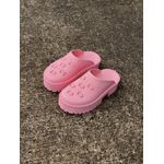 Mule Feminino Sapatilha Sandália Confortável Sola Tratorada Rosa