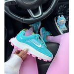 Tênis Feminino Nike Bailleli Conforto e Estilo - Azul com Rosa