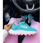 Tênis Feminino Nike Bailleli Conforto e Estilo - Azul com Rosa