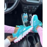 Tênis Feminino Nike Bailleli Conforto e Estilo - Azul com Rosa