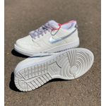 Tênis Nike SB Dunk Low Branco Holografico 