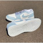 Tênis Nike Air Jordan 1 Low Branco Azul BB Jeans 