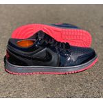 Tênis Nike Air Jordan 1 Low Preto/Vermelho