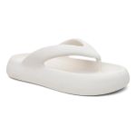 Chinelo De Dedo Nuvem Flatform Anatômico Plataforma Off White