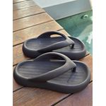 Chinelo De Dedo Nuvem Flatform Anatômico Plataforma Preto